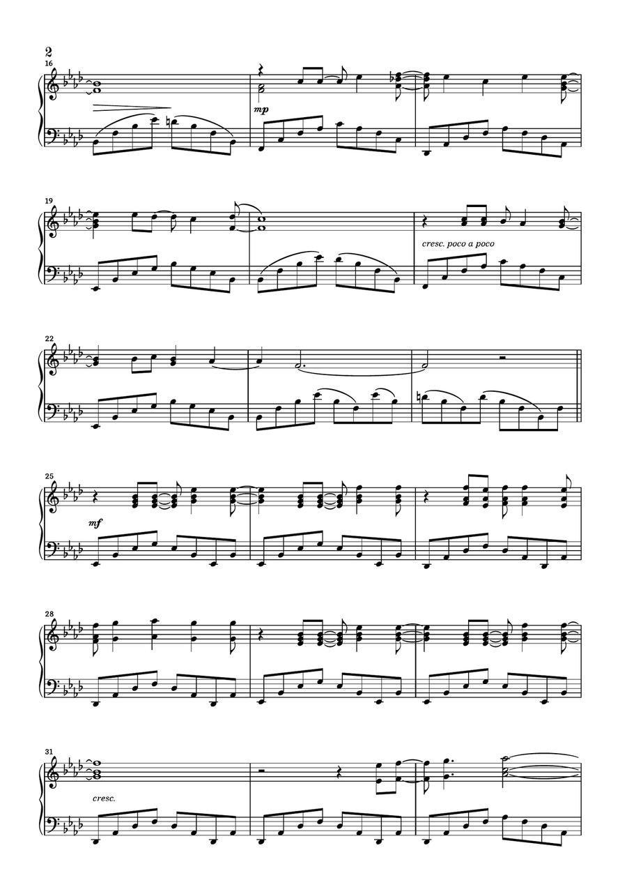 Let It Go Piano Solo scores gallery preview page 2
