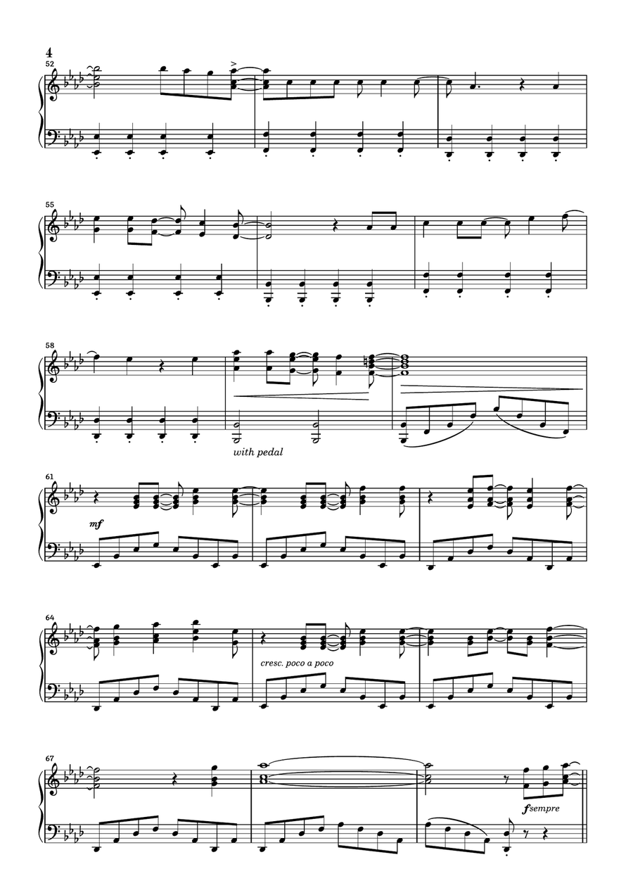 Let It Go Piano Solo scores gallery preview page 4