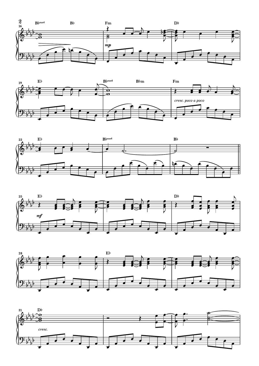 Let It Go Piano Solo scores gallery preview page 2