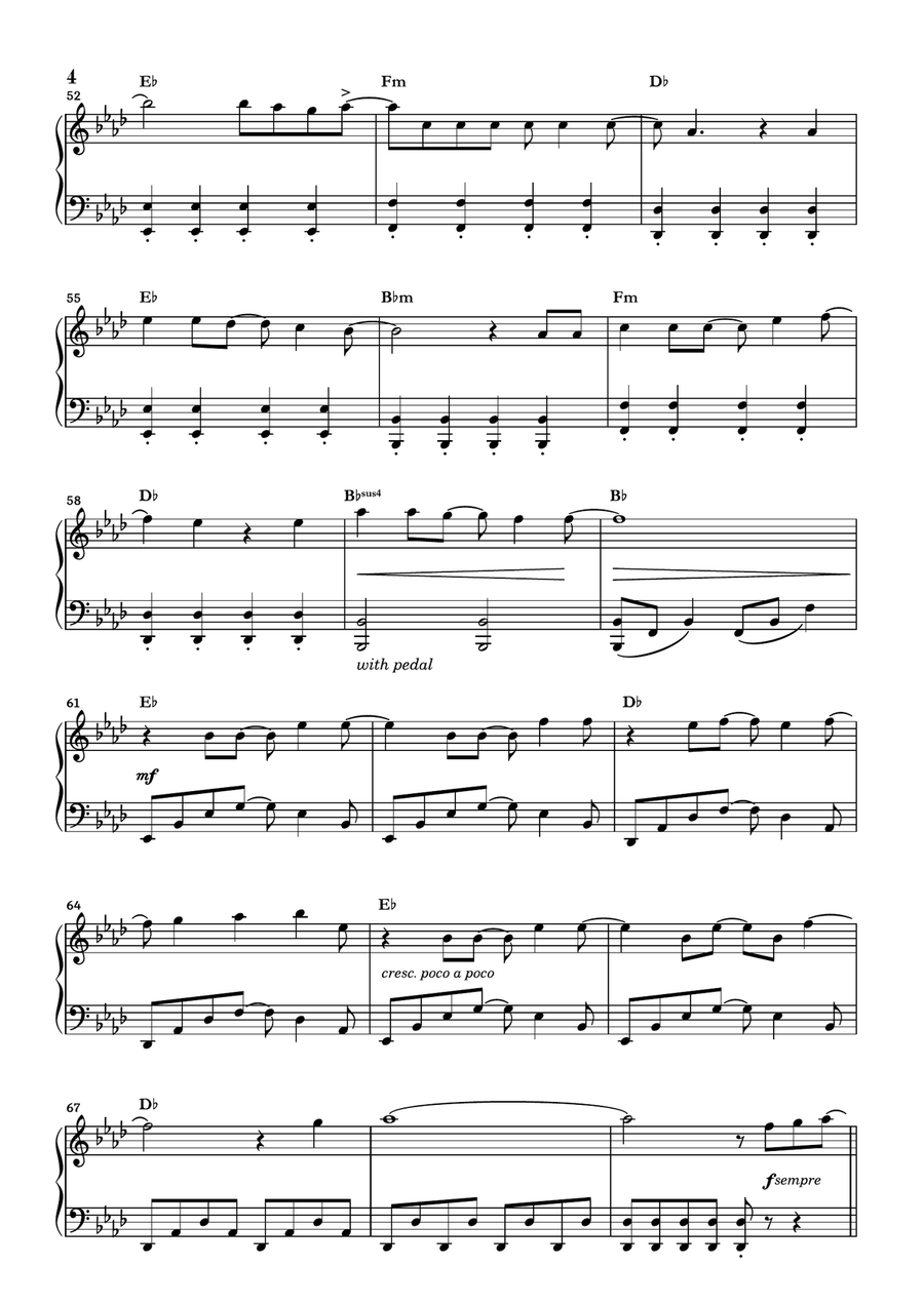 Let It Go Piano Solo scores gallery preview page 4