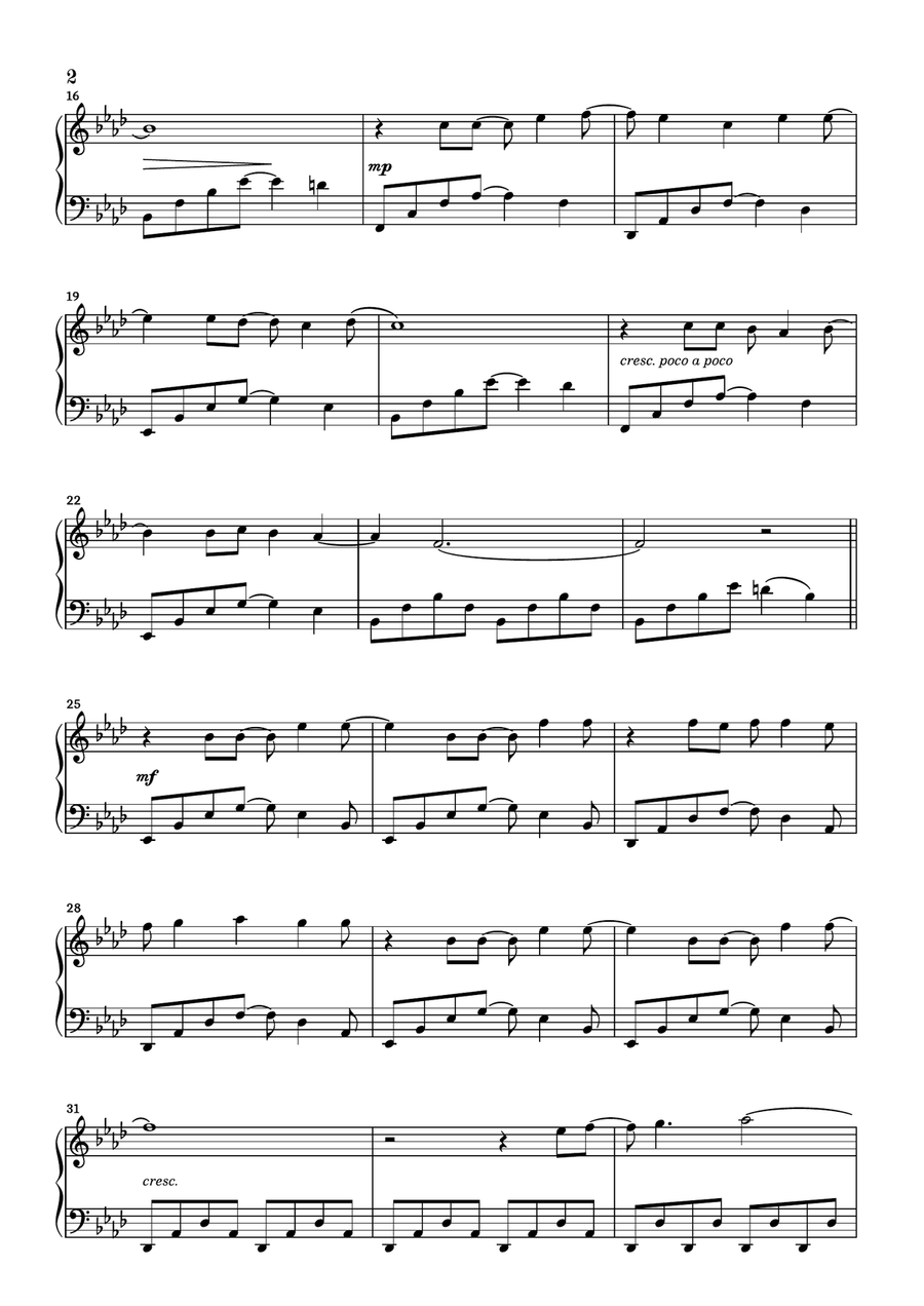Let It Go Piano Solo scores gallery preview page 2