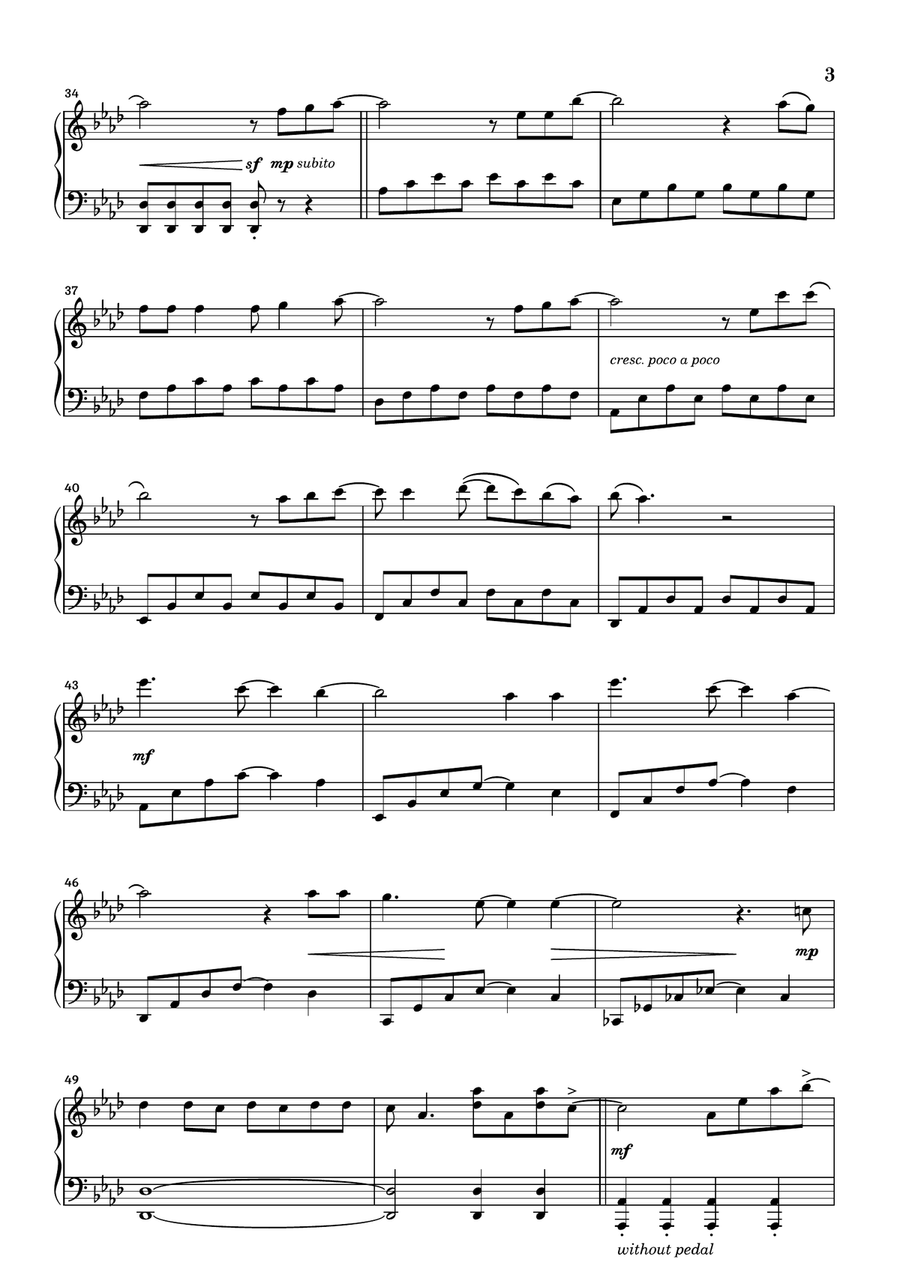 Let It Go Piano Solo scores gallery preview page 3