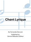 Chant Lyrique