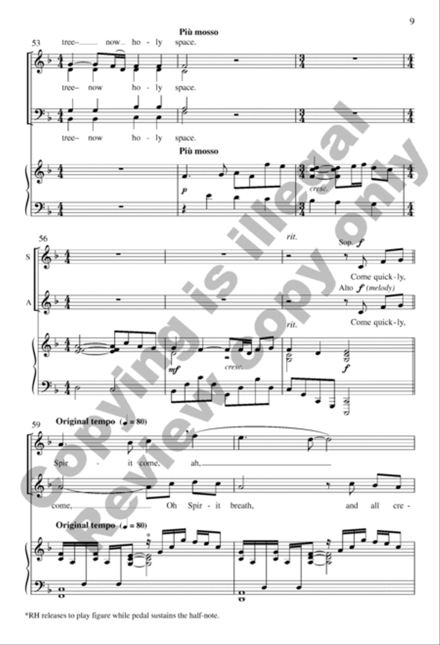 In the Bleak Midwinter In the Bleak Midwinter 4-Part scores gallery preview page 9