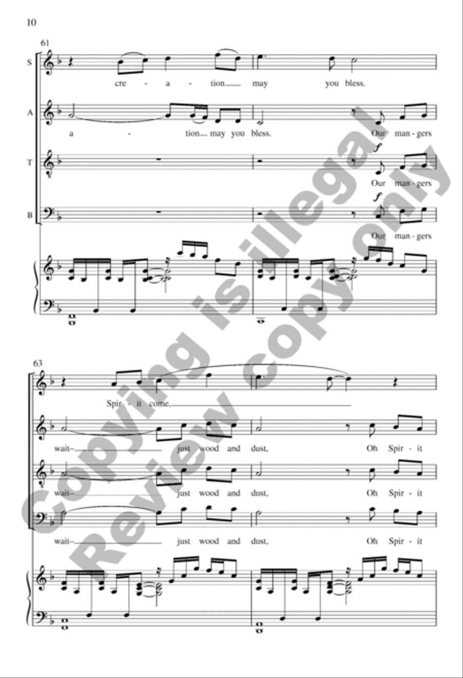 In the Bleak Midwinter In the Bleak Midwinter 4-Part scores gallery preview page 10