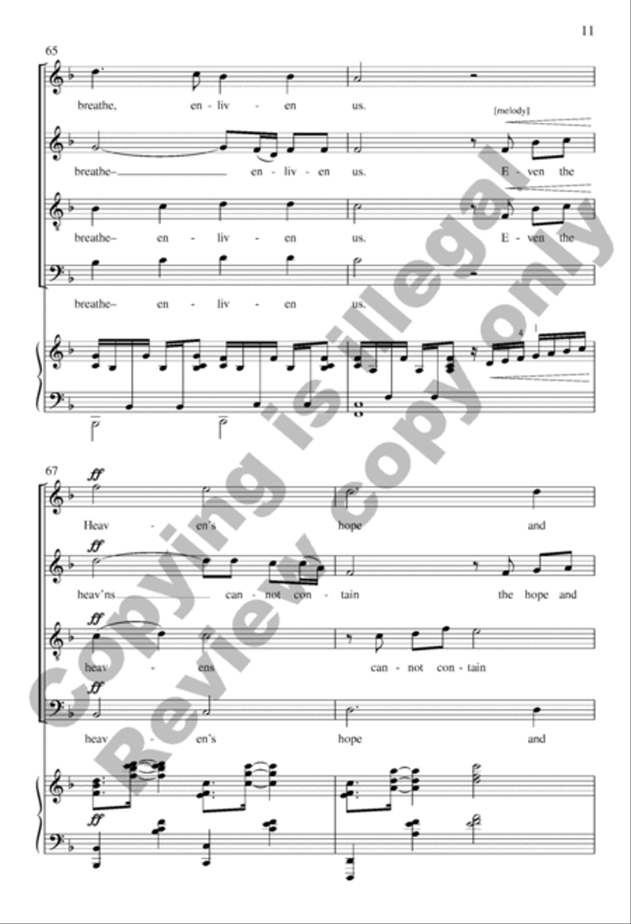 In the Bleak Midwinter In the Bleak Midwinter 4-Part scores gallery preview page 11