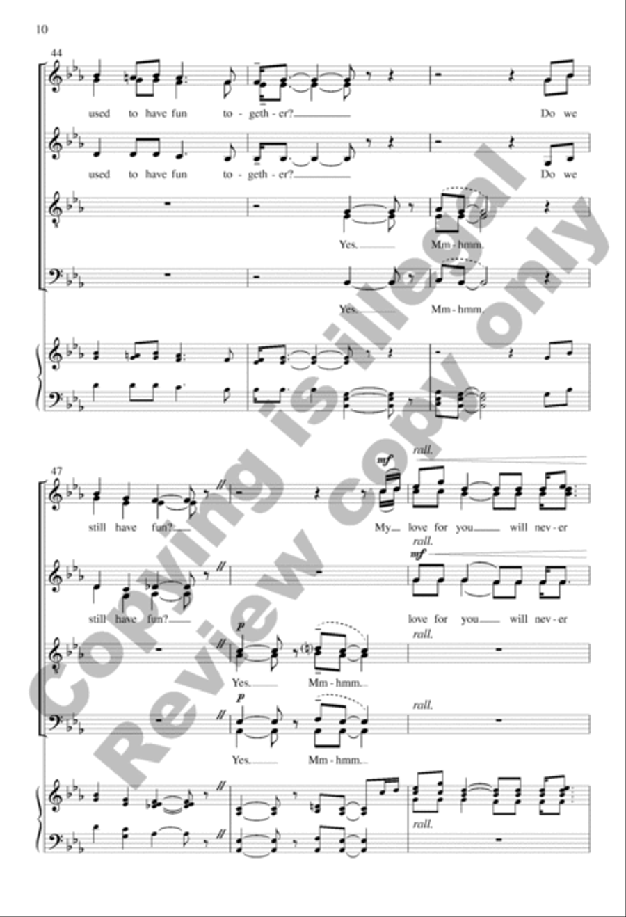 Chris and Gabe Chris and Gabe 4-Part scores gallery preview page 9