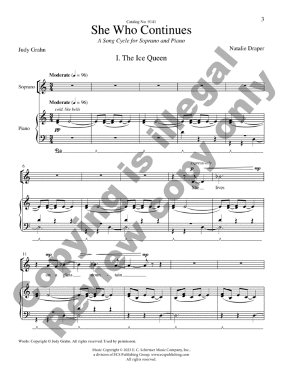 She Who Continues She Who Continues Soprano Voice scores gallery preview page 3