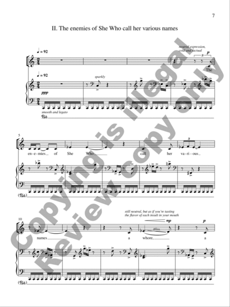 She Who Continues She Who Continues Soprano Voice scores gallery preview page 5