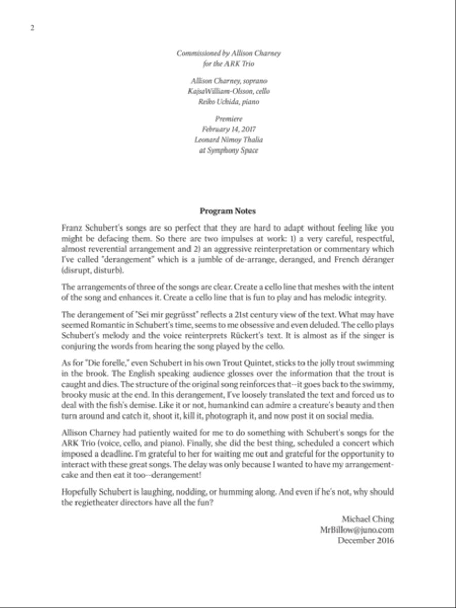 Arrangements and Derangements Soprano Voice scores gallery preview page 2