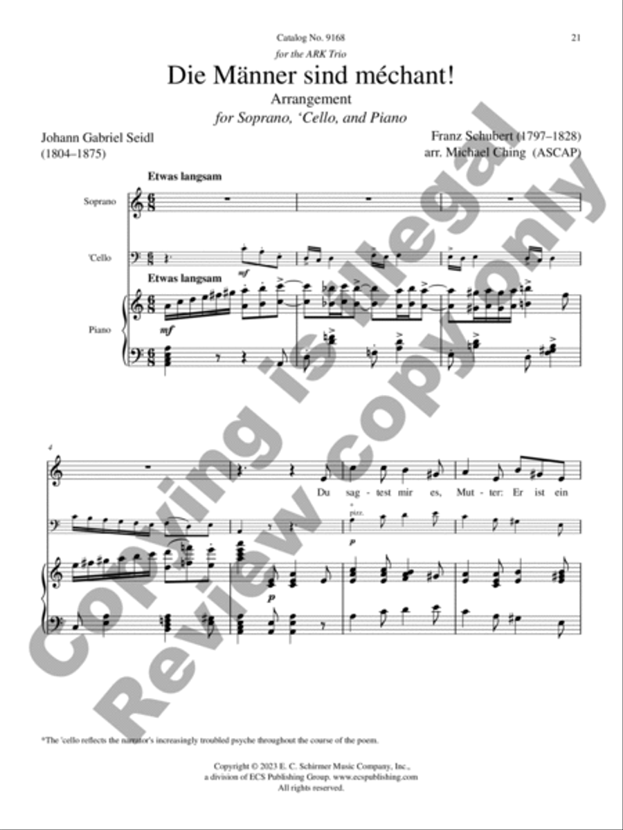 Arrangements and Derangements Soprano Voice scores gallery preview page 14