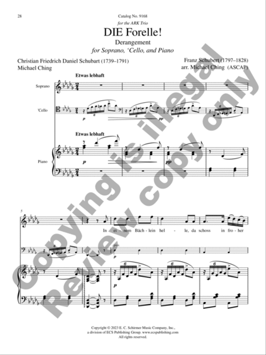 Arrangements and Derangements Soprano Voice scores gallery preview page 18