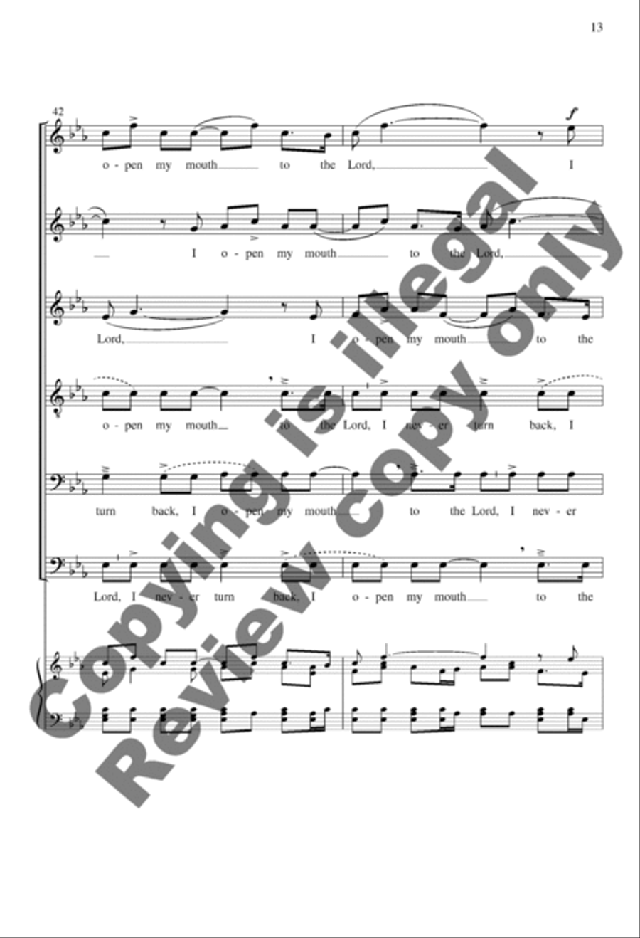 I Open My Mouth I Open My Mouth A Cappella scores gallery preview page 13
