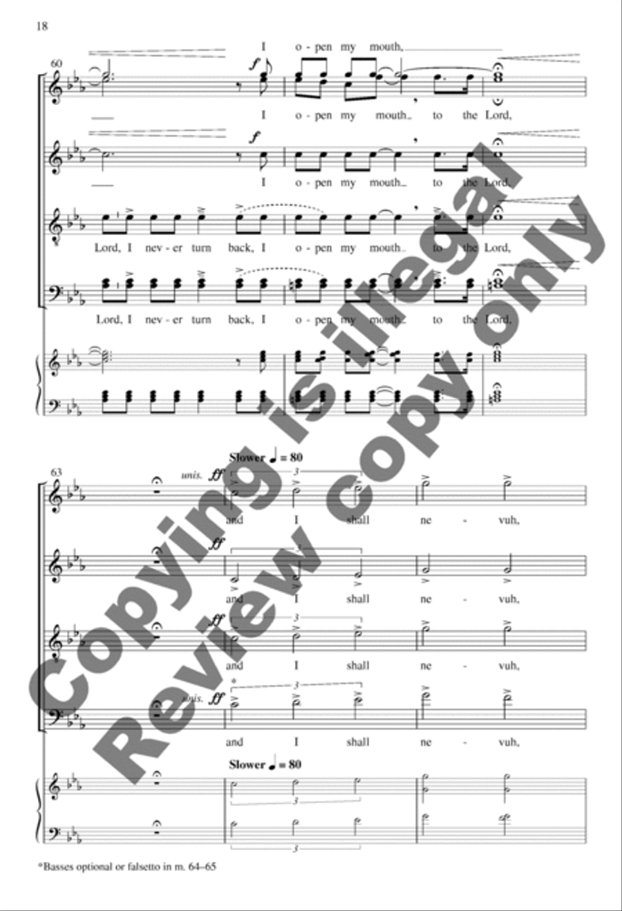 I Open My Mouth I Open My Mouth A Cappella scores gallery preview page 18