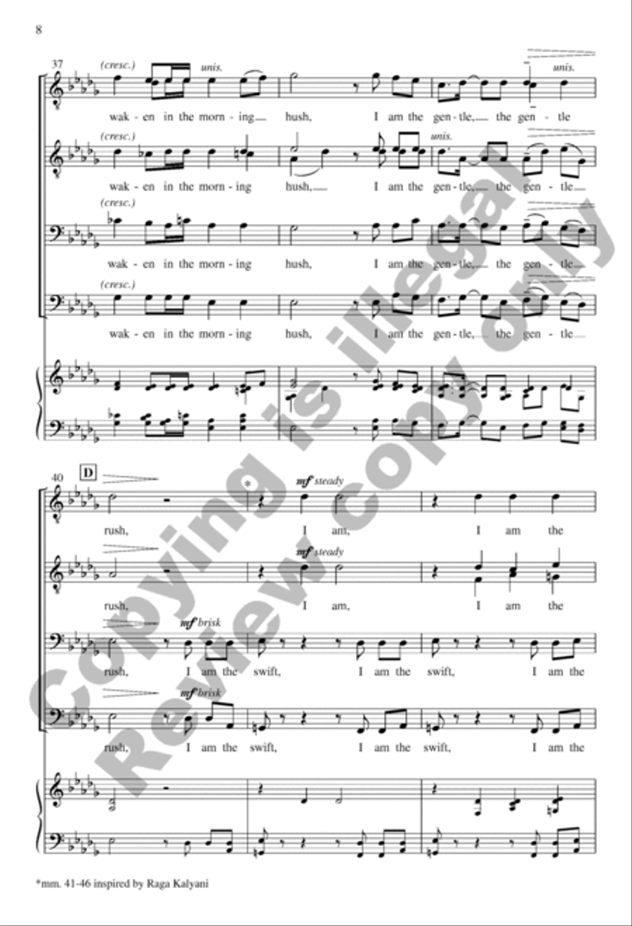 Do Not Stand at My Grave and Weep TTBB scores gallery preview page 8