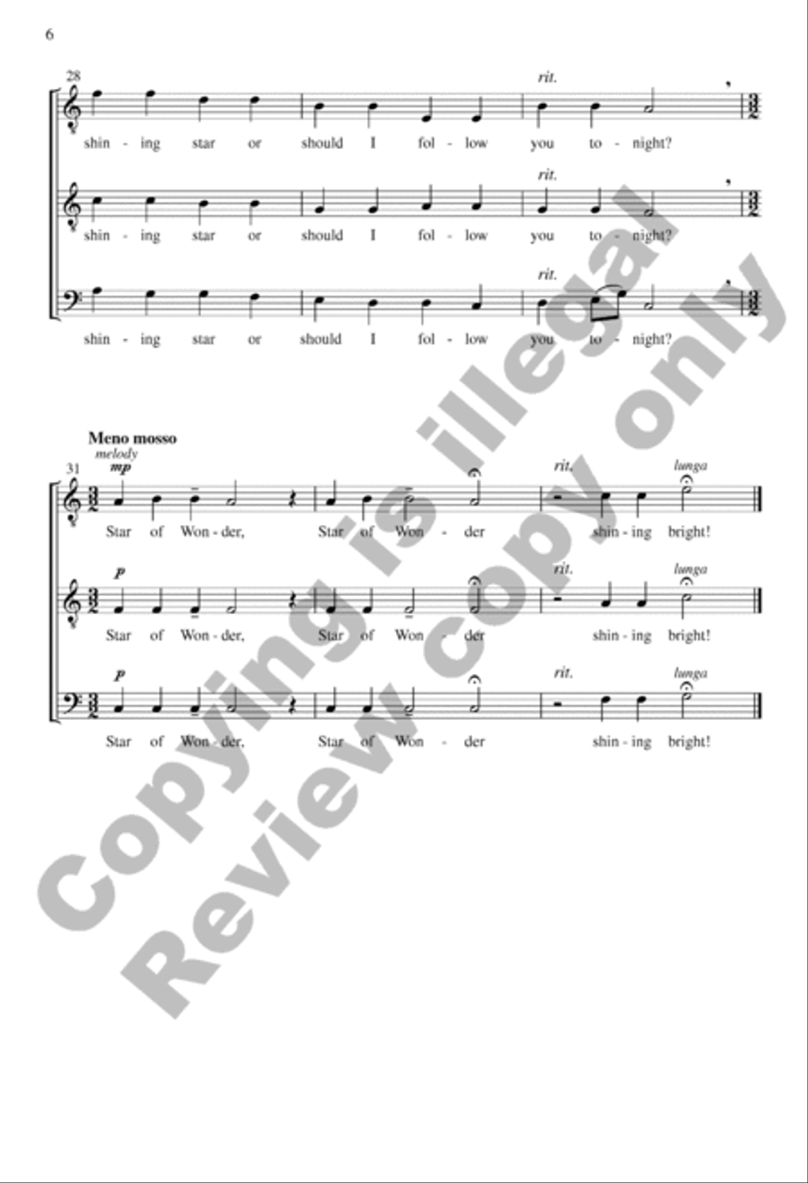 Star of Wonder Star of Wonder TTB scores gallery preview page 6