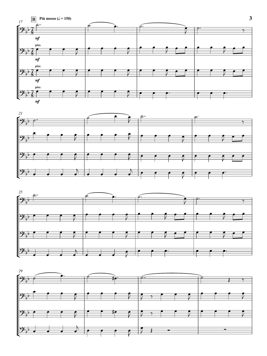 Nearer, My God, to Thee (as played by 'The Piano Guys') String Orchestra scores gallery preview page 4