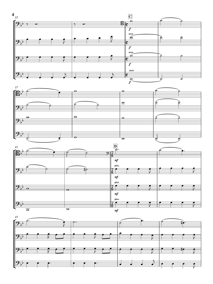 Nearer, My God, to Thee (as played by 'The Piano Guys') String Orchestra scores gallery preview page 5