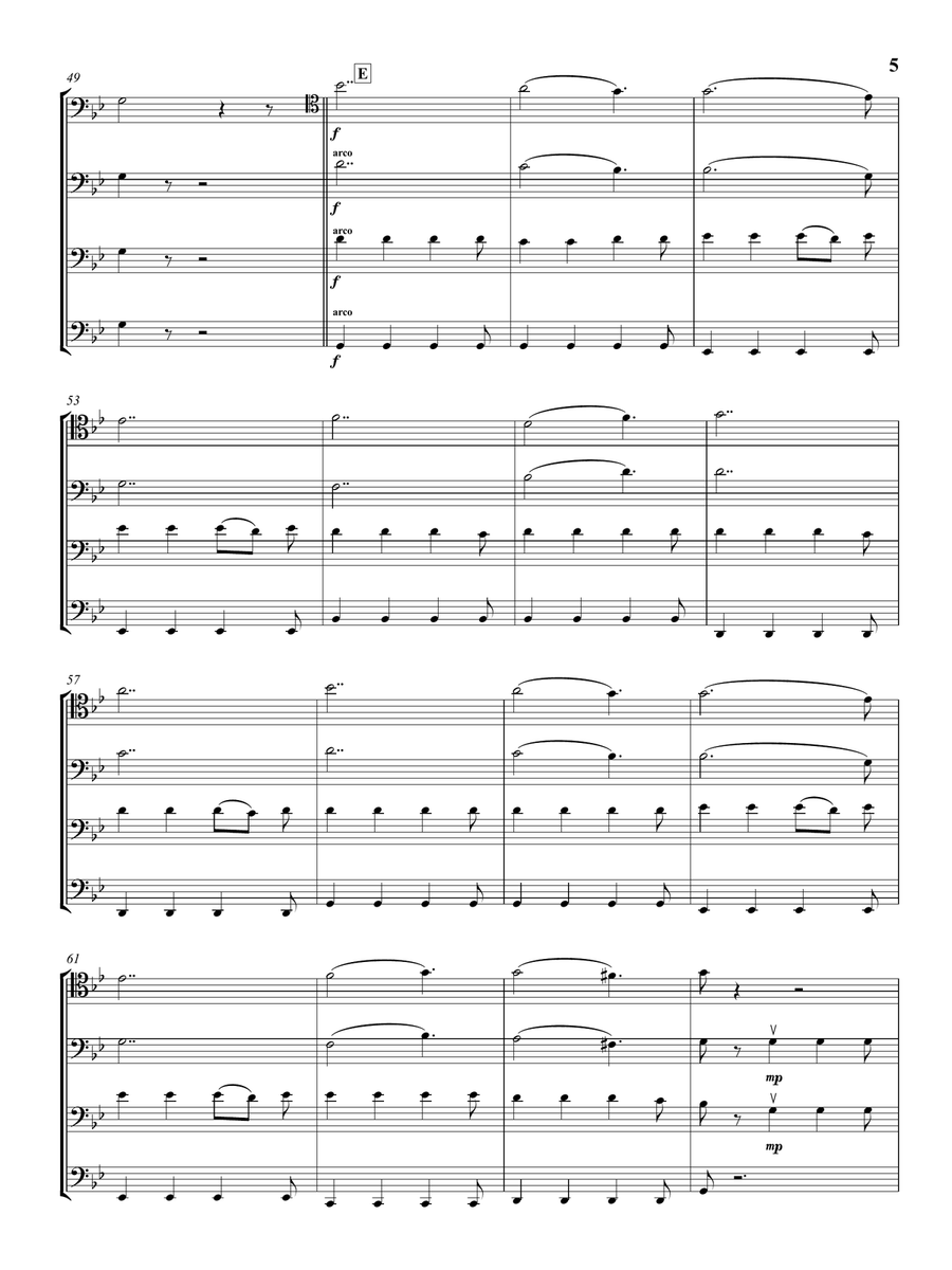 Nearer, My God, to Thee (as played by 'The Piano Guys') String Orchestra scores gallery preview page 6