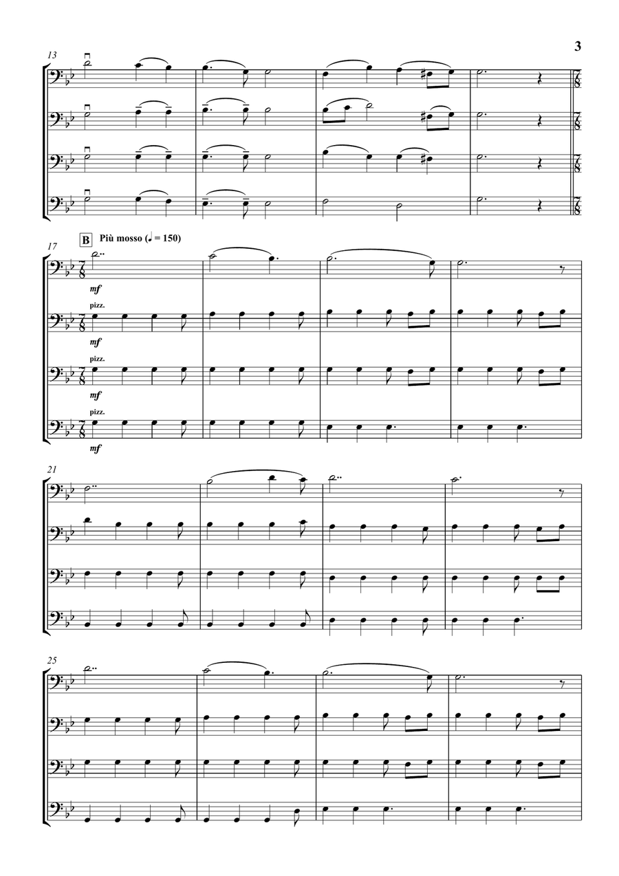 Nearer, My God, to Thee (as interpreted by 'The Piano Guys') String Orchestra scores gallery preview page 4