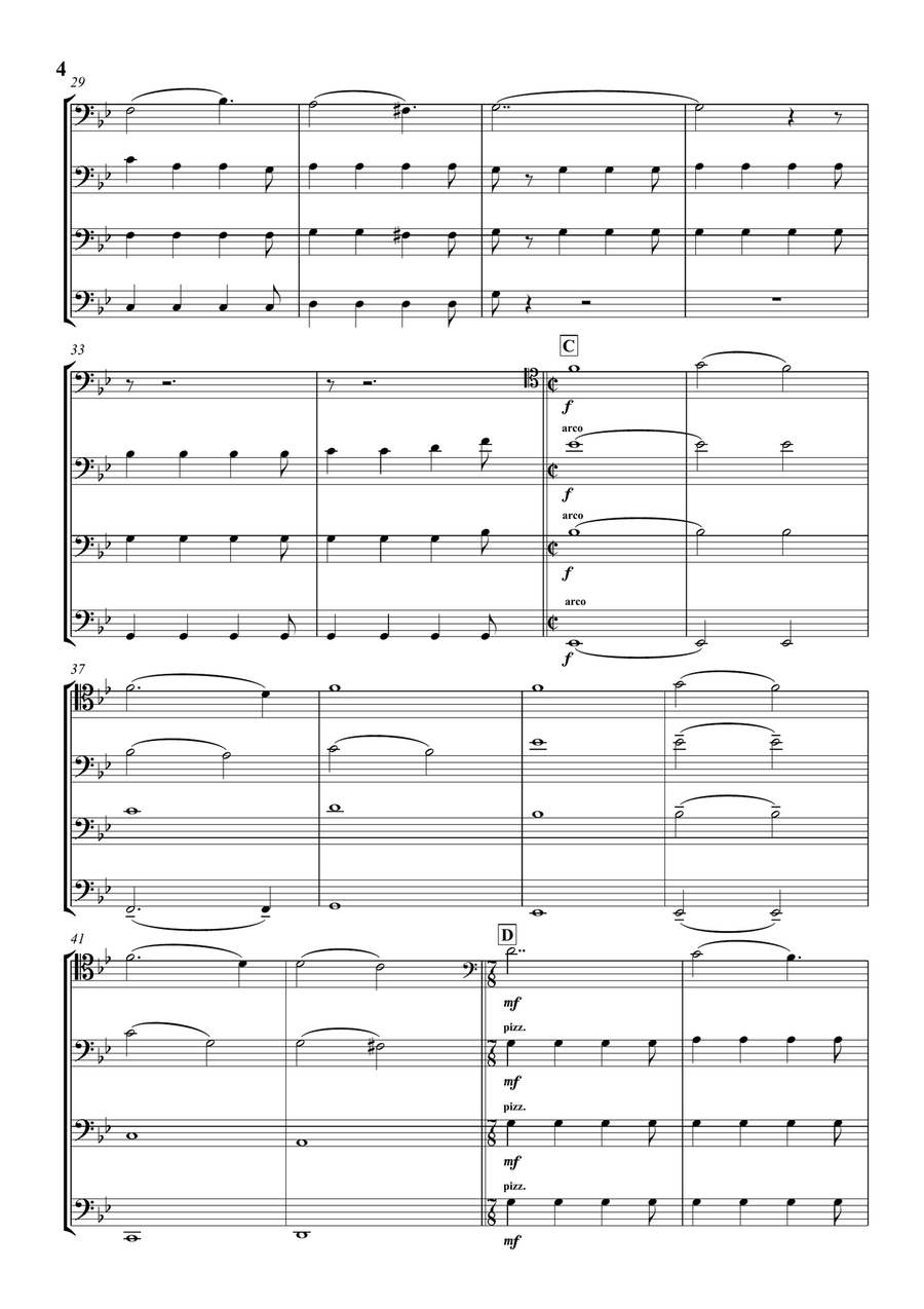 Nearer, My God, to Thee (as interpreted by 'The Piano Guys') String Orchestra scores gallery preview page 5