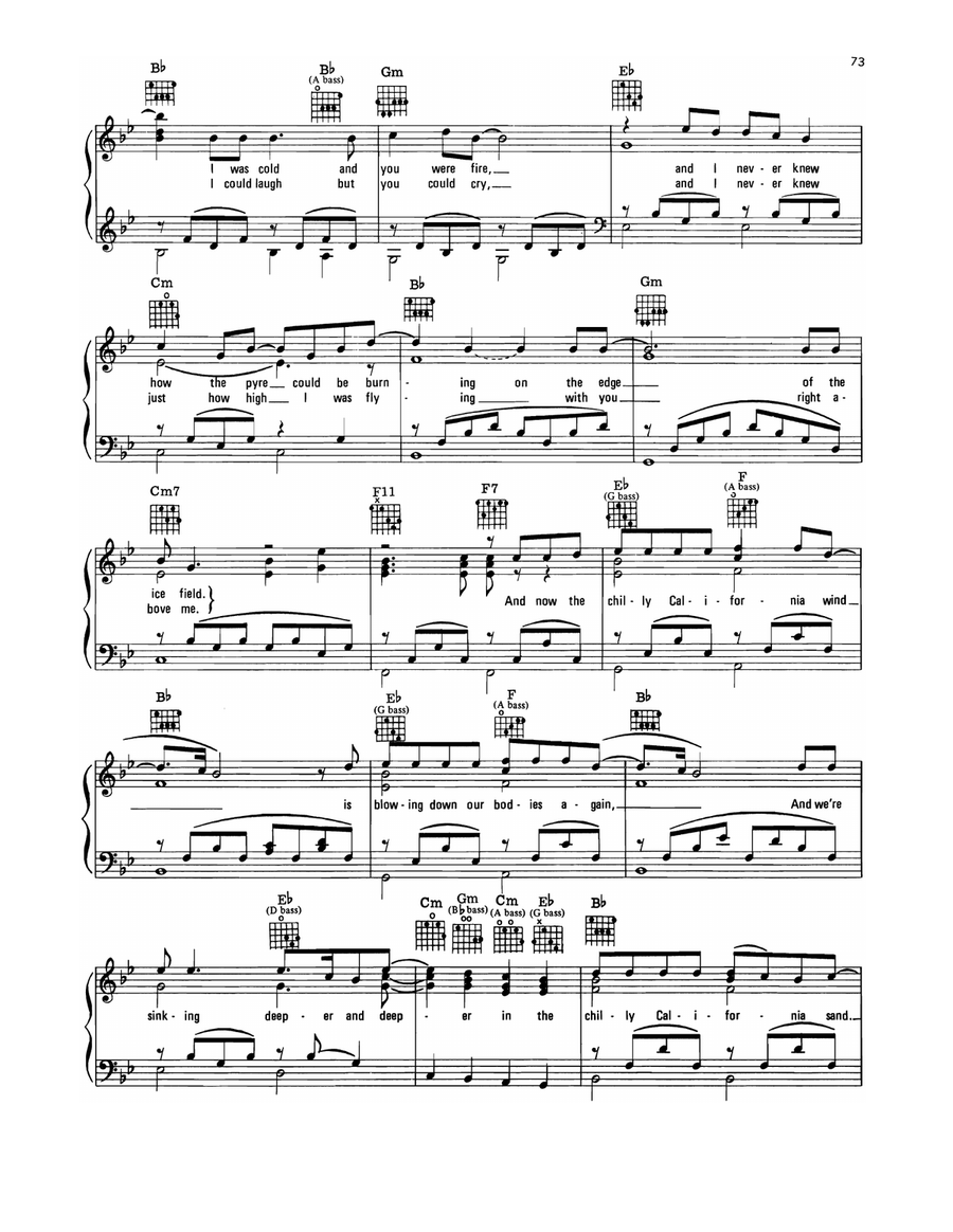 For Crying Out Loud For Crying Out Loud Piano, Vocal, Guitar scores gallery preview page 2