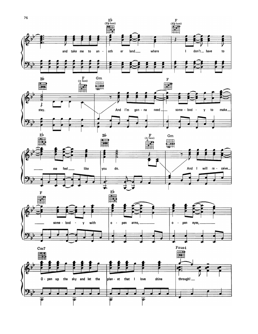 For Crying Out Loud For Crying Out Loud Piano, Vocal, Guitar scores gallery preview page 5