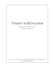 Tonight in Bethlehem (SATB)