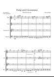 Pomp and Circustance Woodwind quartet