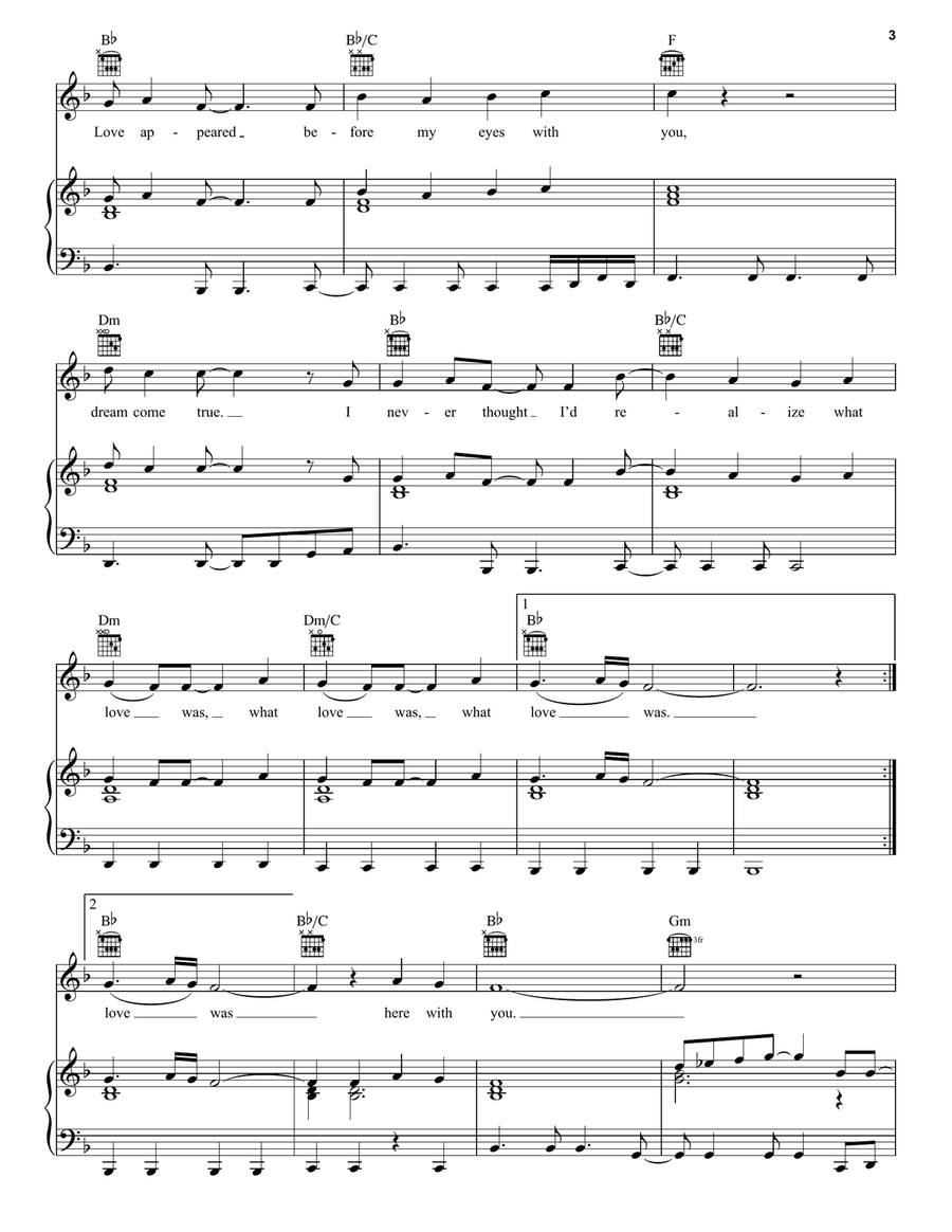 Out Of The Blue Out Of The Blue Piano, Vocal, Guitar scores gallery preview page 3