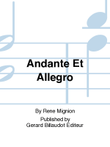 Andante Et Allegro