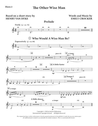 The Other Wise Man - F Horn 2