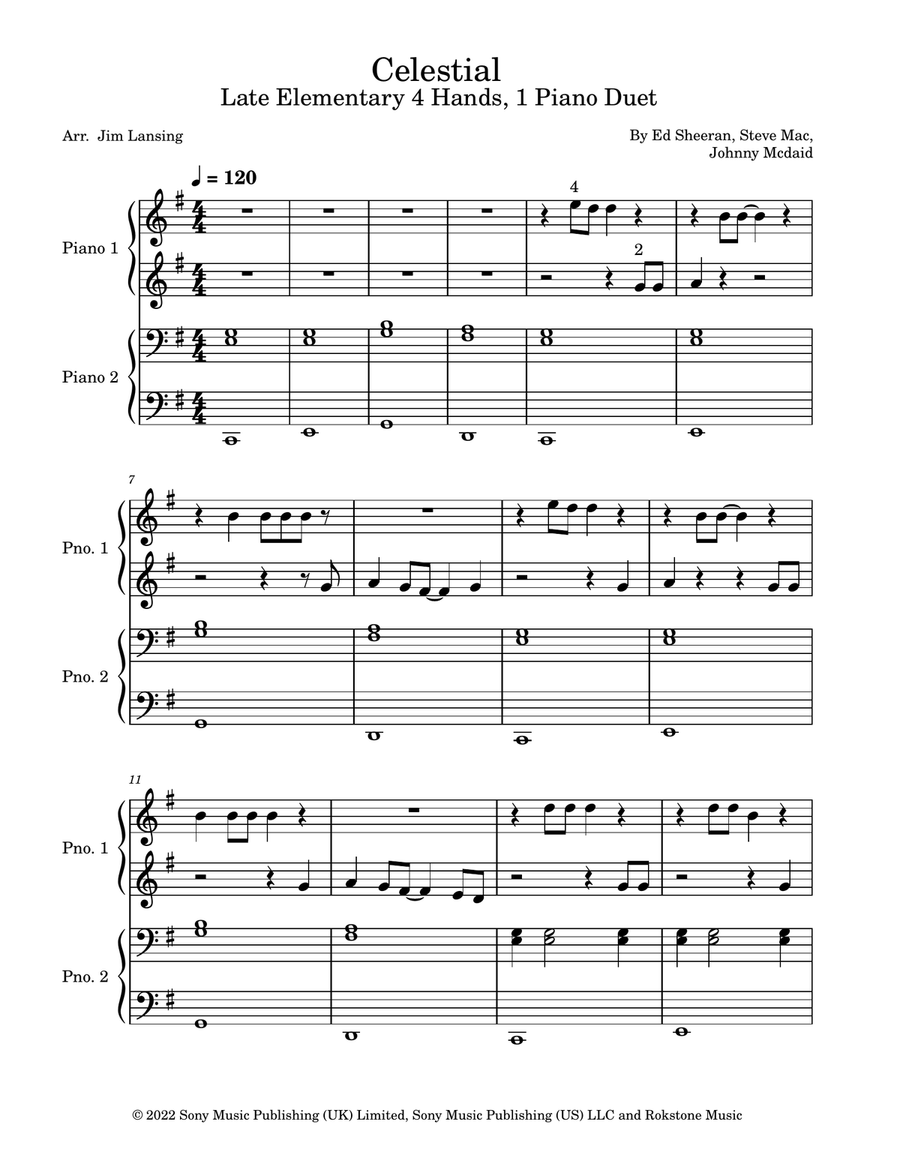 Celestial by Ed Sheeran Piano Method - Digital Sheet Music page 2