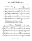 Go Tell It on the Mountain (Flute Quintet or Choir)