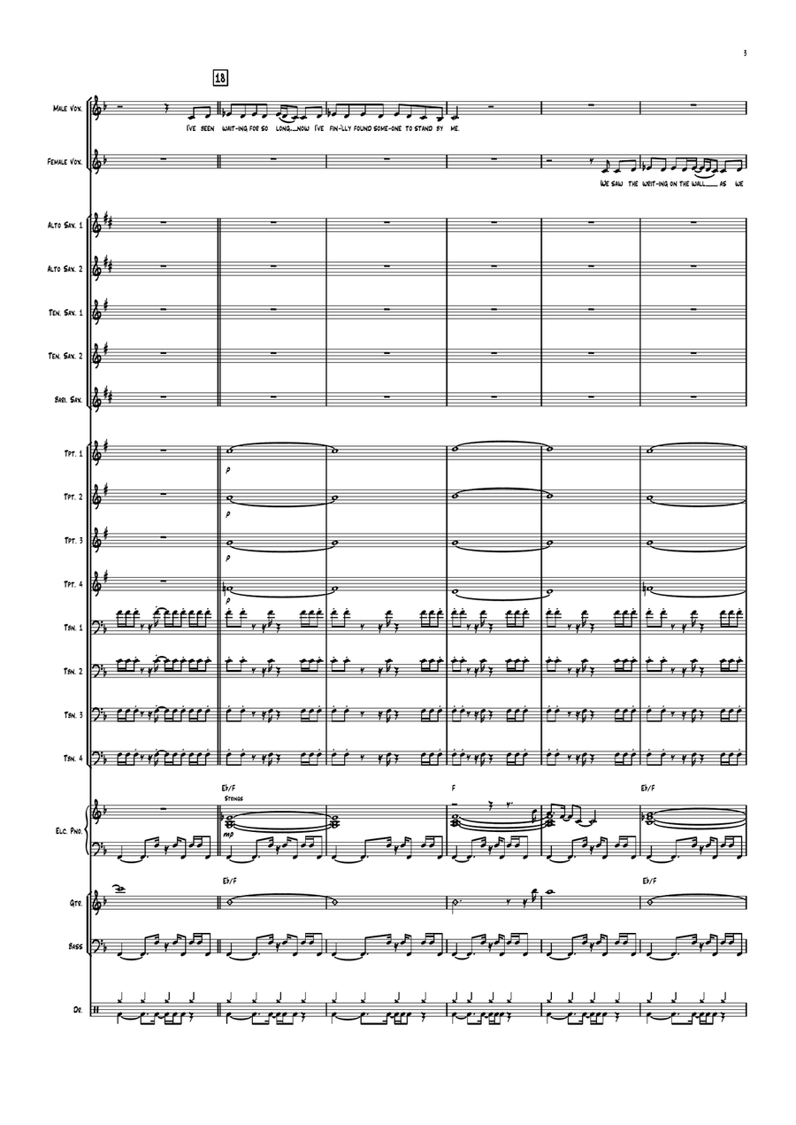 (i've Had) The Time Of My Life Jazz Ensemble scores gallery preview page 3