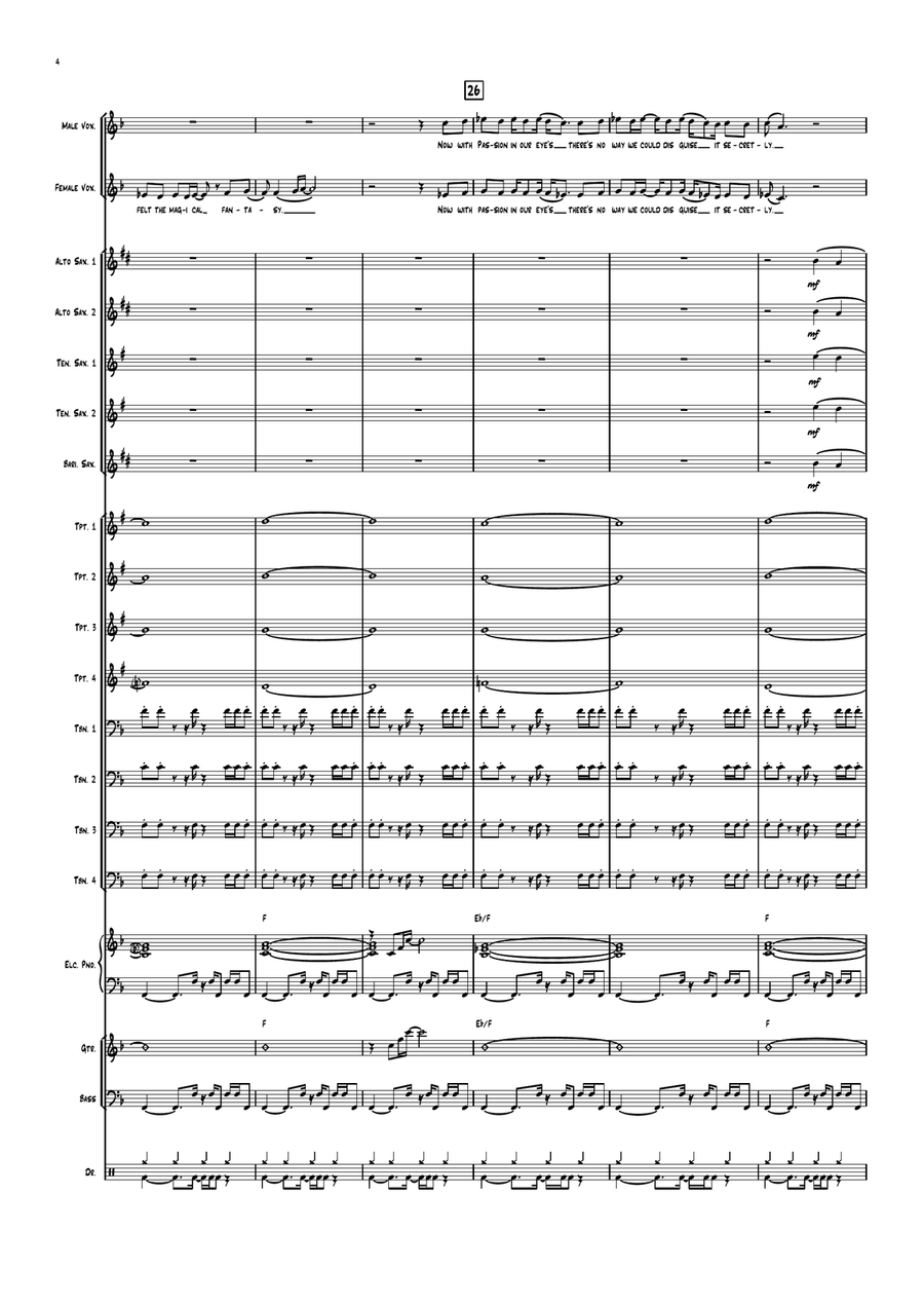 (i've Had) The Time Of My Life Jazz Ensemble scores gallery preview page 4