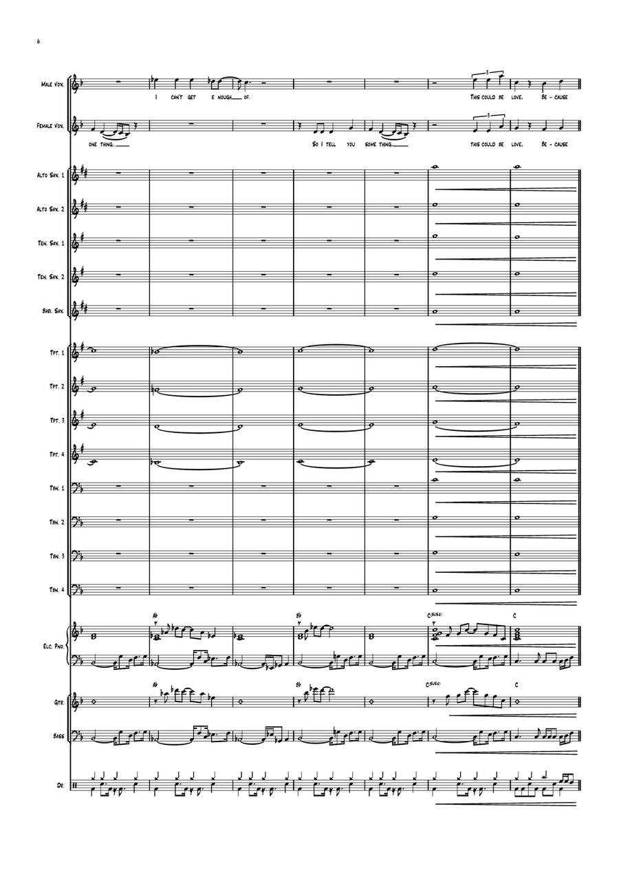 (i've Had) The Time Of My Life Jazz Ensemble scores gallery preview page 6