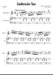 Beethoven Ländlerischer Tanz for Clarinet and Piano