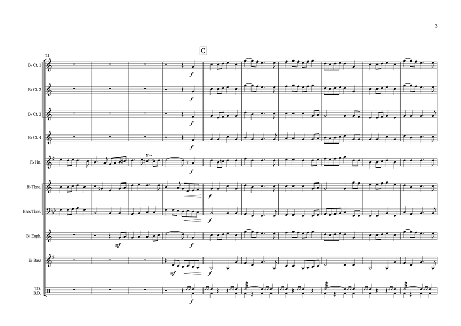 Prelude à Te Deum Brass Ensemble scores gallery preview page 5