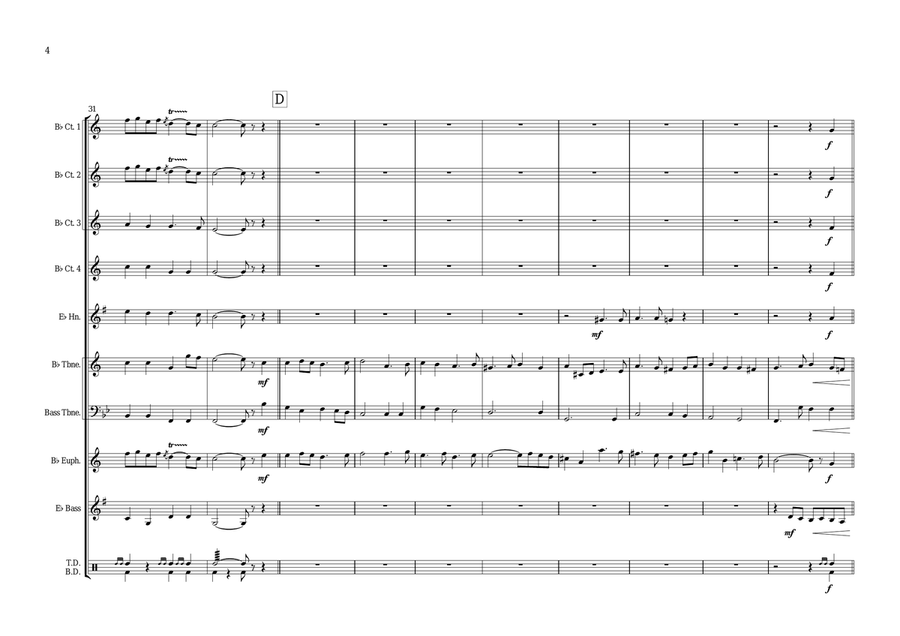 Prelude à Te Deum Brass Ensemble scores gallery preview page 6