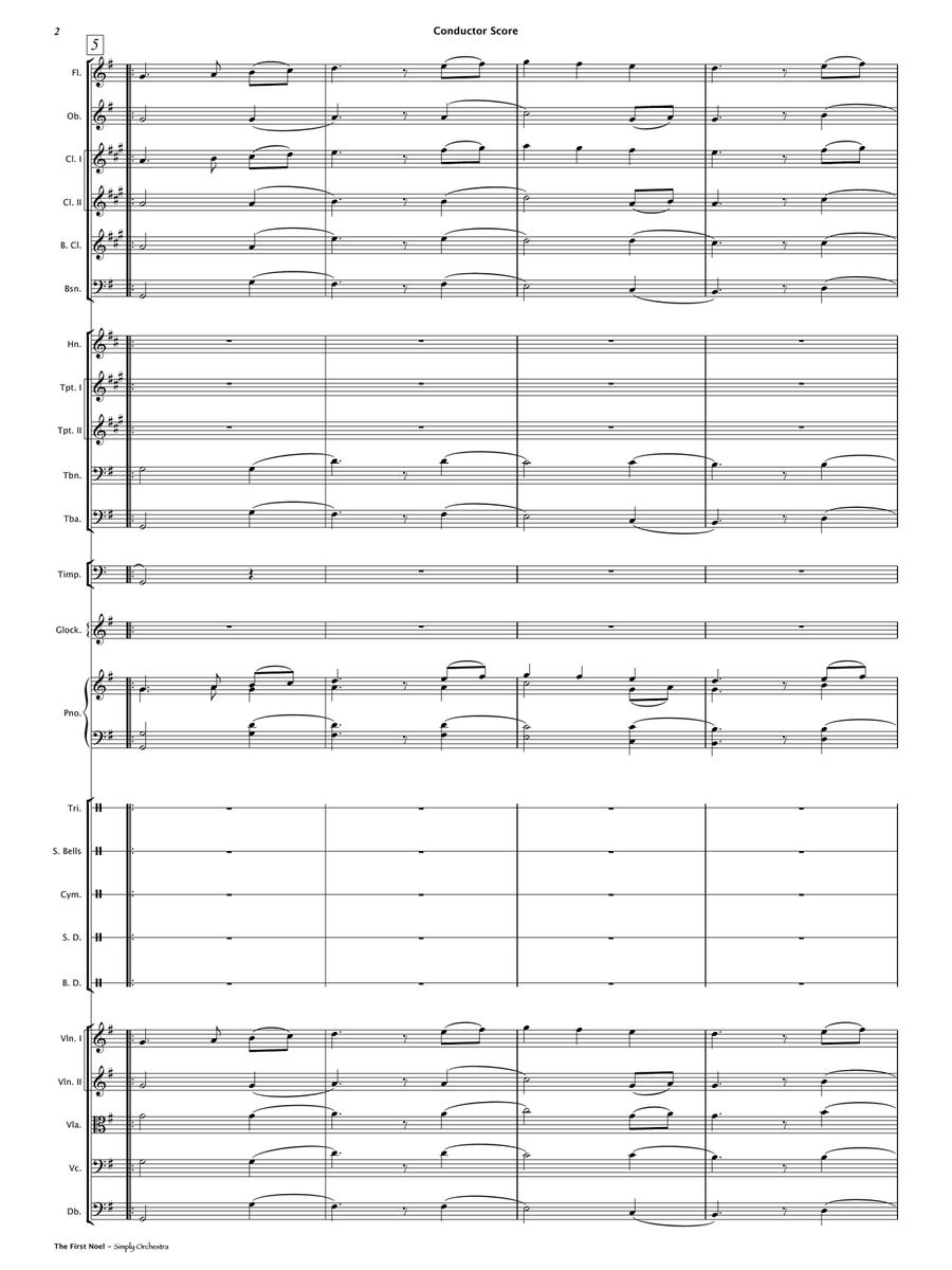 The First Noel (Full Orchestra) Full Orchestra scores gallery preview page 4