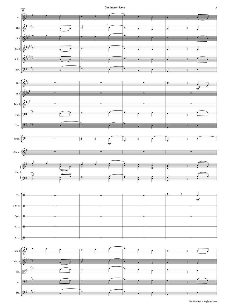 The First Noel (Full Orchestra) Full Orchestra scores gallery preview page 5