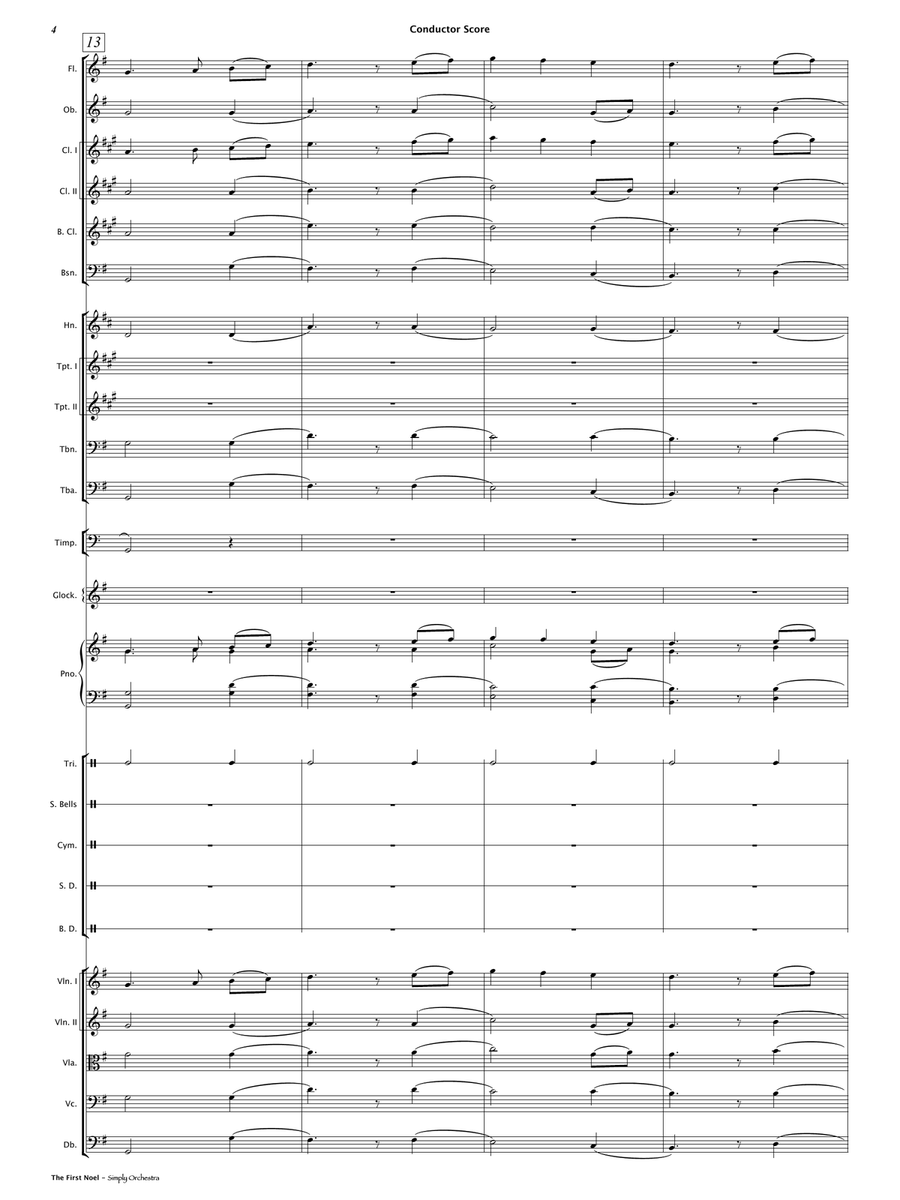 The First Noel (Full Orchestra) Full Orchestra scores gallery preview page 6
