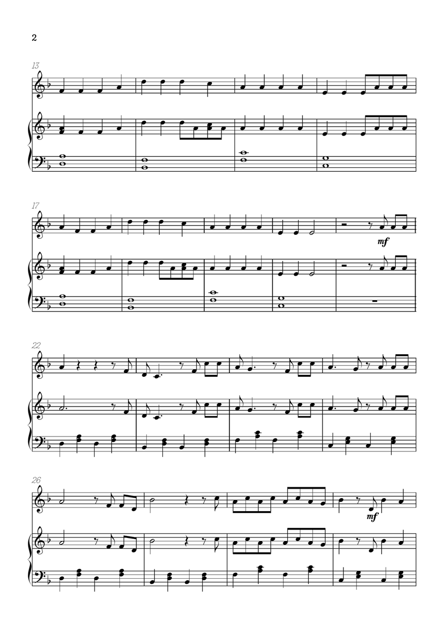 Faded Flute Solo scores gallery preview page 2