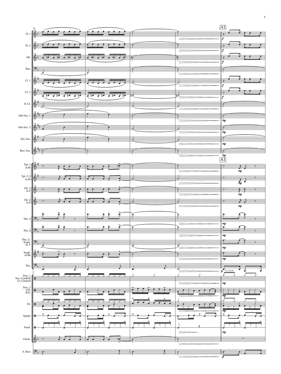 BERIMBAU BERIMBAU Concert Band scores gallery preview page 5