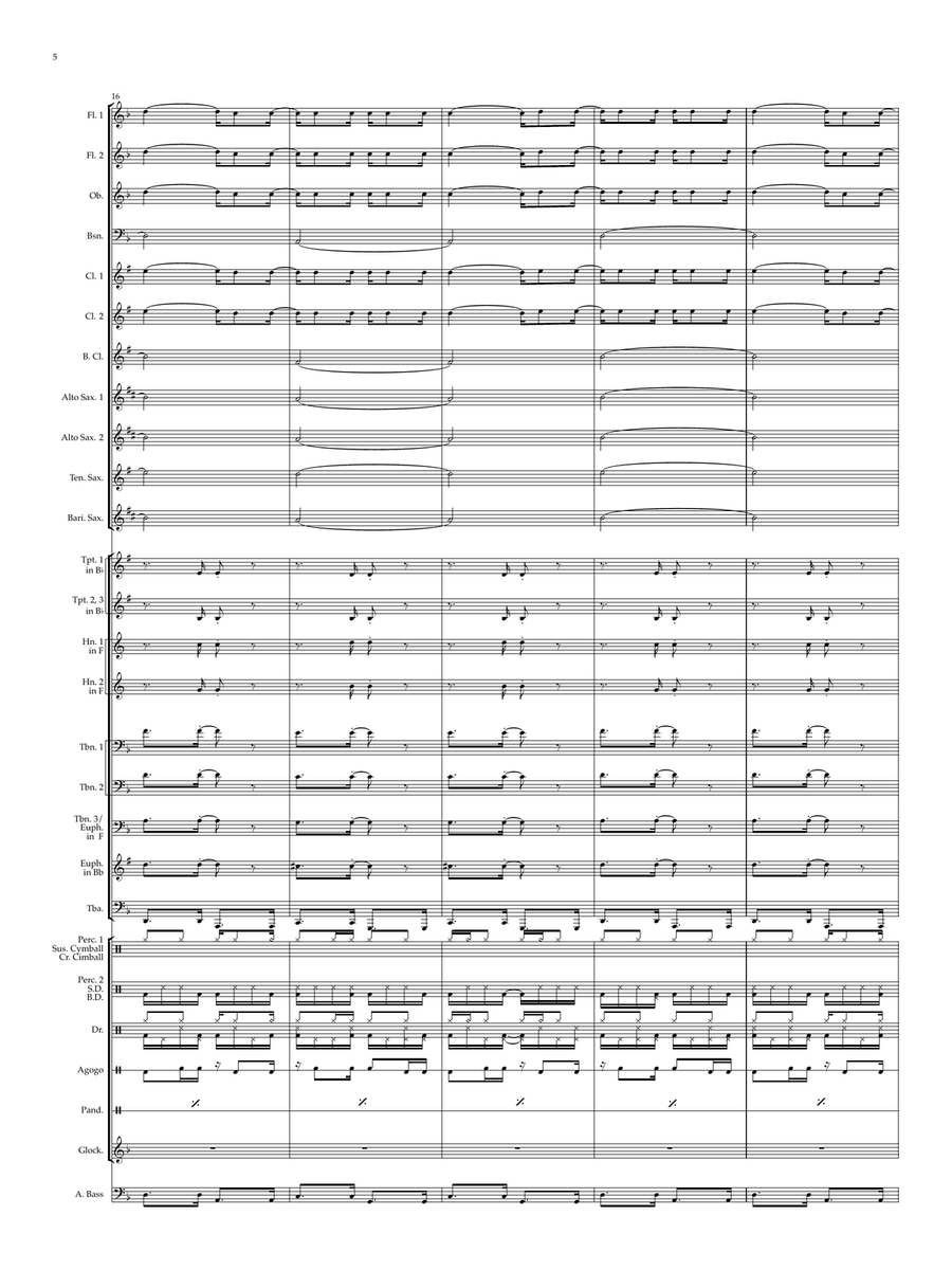 BERIMBAU BERIMBAU Concert Band scores gallery preview page 6