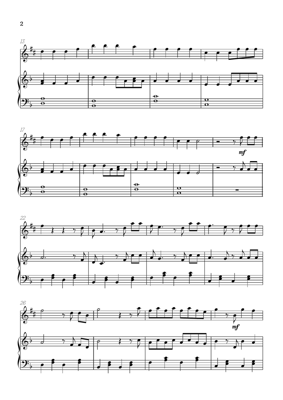 Faded Alto Saxophone scores gallery preview page 2