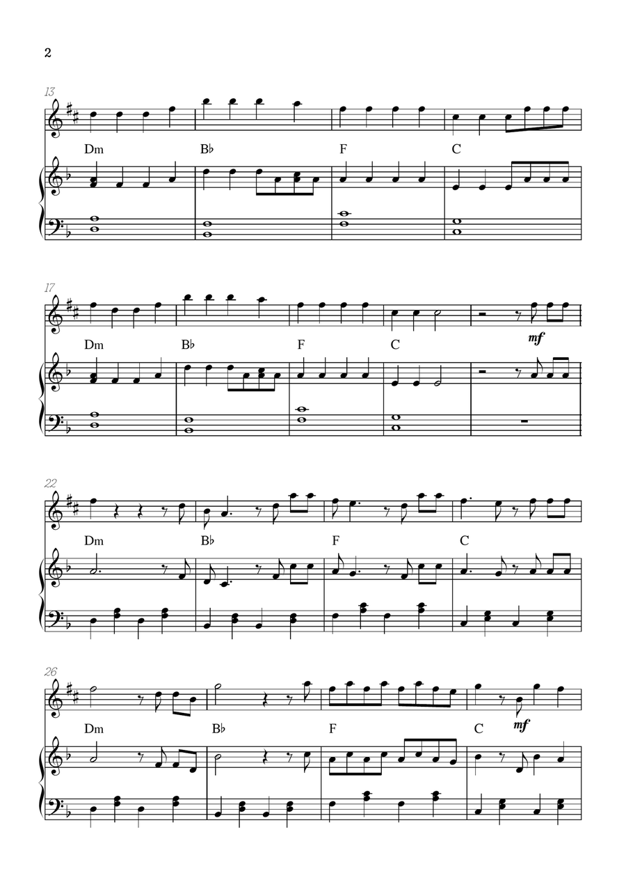 Faded Alto Saxophone scores gallery preview page 2