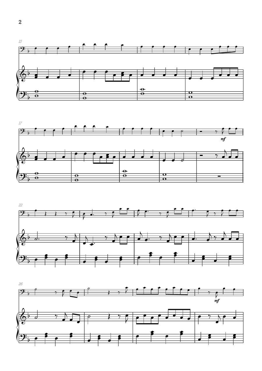 Faded Bassoon scores gallery preview page 2