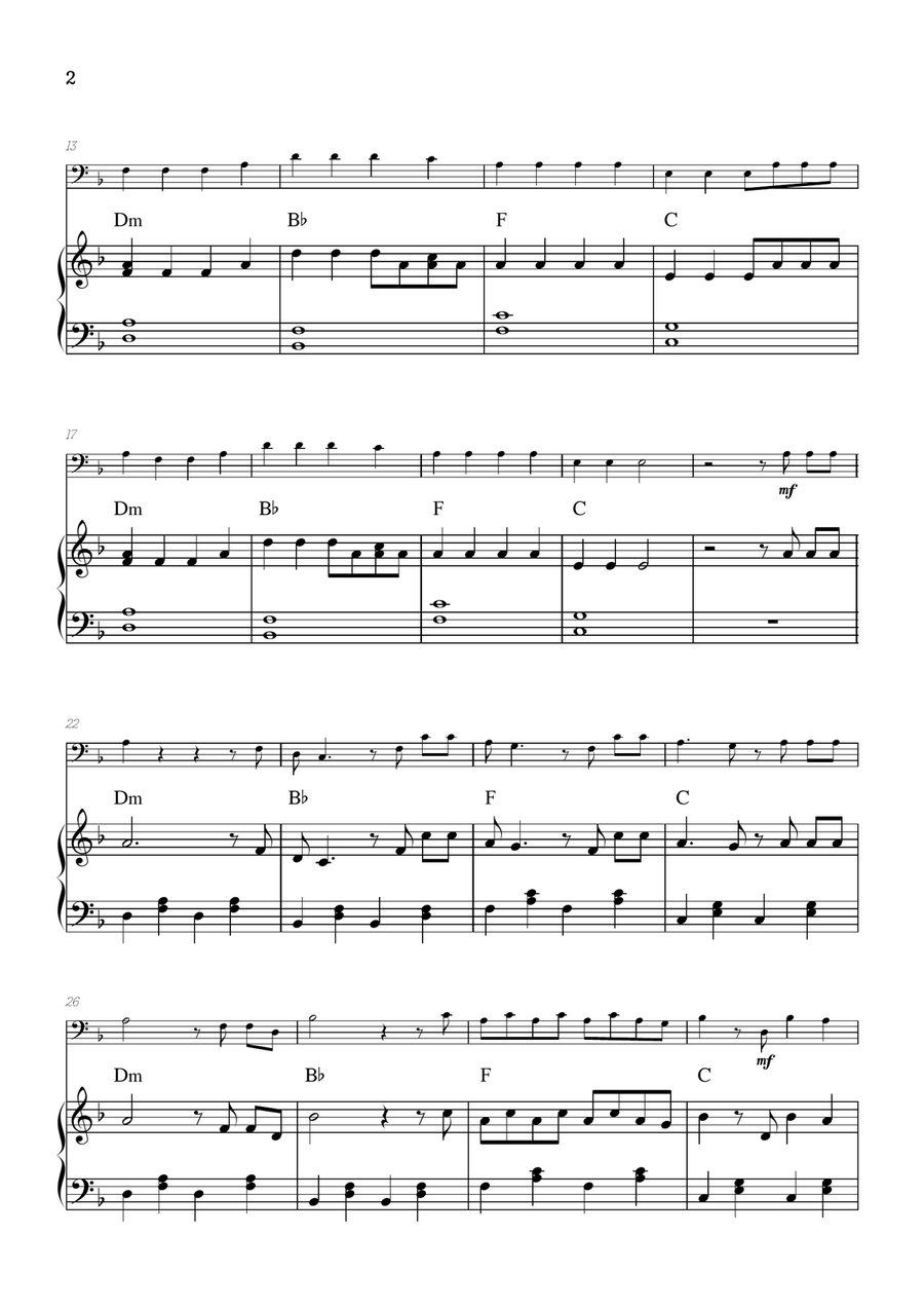 Faded Bassoon scores gallery preview page 2